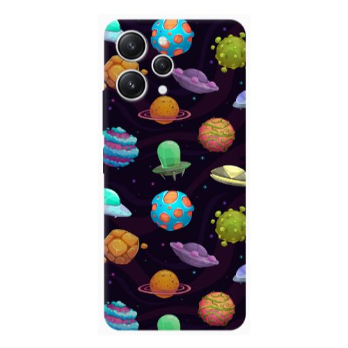 Xiaomi Redmi 12 Spacecraft Transparent Silicone TPU Θήκη