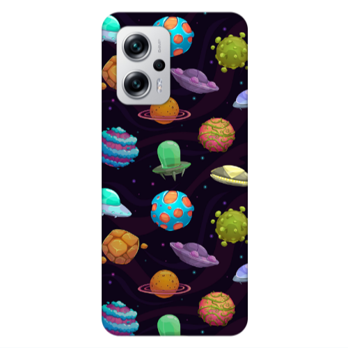 Xiaomi Poco X4 GT Spacecraft Transparent Silicone TPU Θήκη