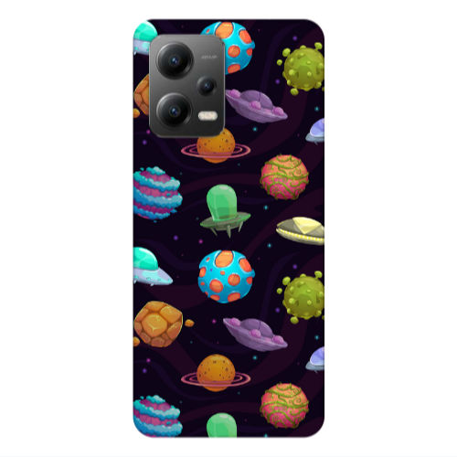 Xiaomi Poco X5 Spacecraft Transparent Silicone TPU Θήκη