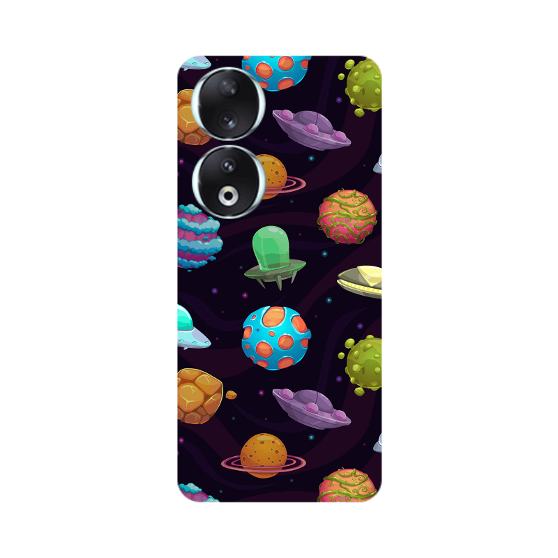 Honor 90 5G Spacecraft Transparent Silicone TPU Θήκη