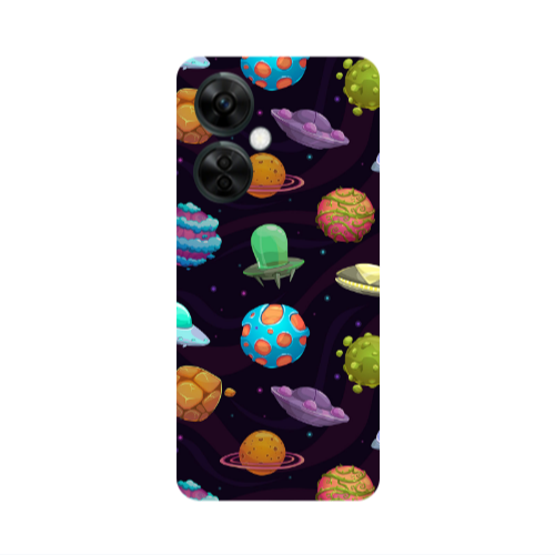 Oneplus Nord CE 3 Lite 5G Spacecraft Transparent Silicone TPU Θήκη