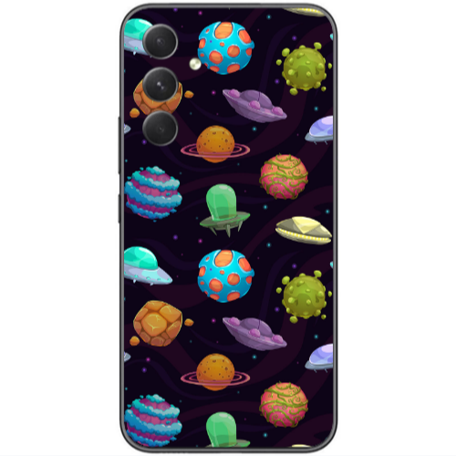 Samsung Galaxy A25 Spacecraft Transparent Silicone TPU Θήκη
