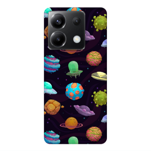 Xiaomi Poco X6 5G Spacecraft Transparent Silicone TPU Θήκη