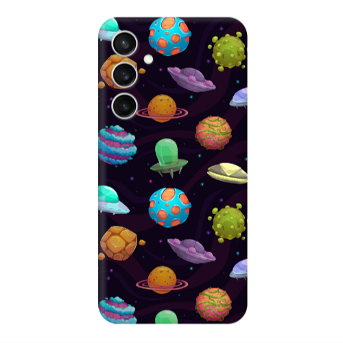 Samsung S24 Plus Spacecraft Transparent Silicone TPU Θήκη