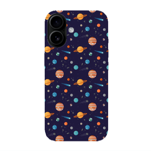 Apple Iphone 16 plus Planets Transparent Silicone TPU Θήκη