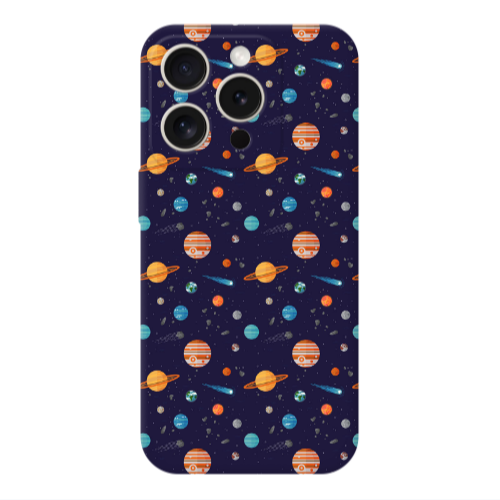 Apple Iphone 16 Pro Max Planets Transparent Silicone TPU Θήκη