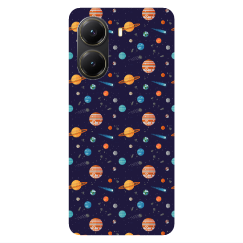 Xiaomi Poco X7 Pro Planets Transparent Silicone TPU Θήκη
