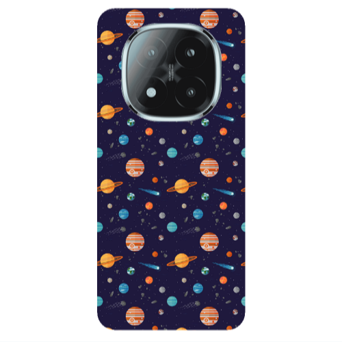 Xiaomi Redmi Note 14 Pro + 5g Planets Transparent Silicone TPU Θήκη