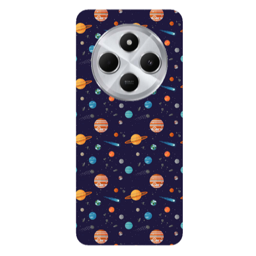 Xiaomi Redmi 14c Planets Transparent Silicone TPU Θήκη