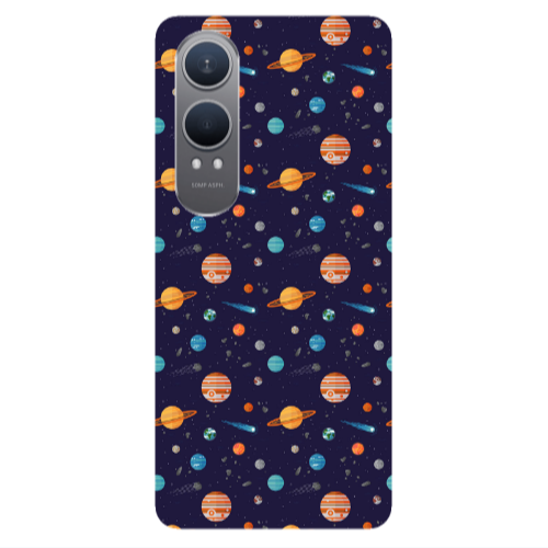 Oneplus Nord Ce 4 lite Planets Transparent Silicone TPU Θήκη