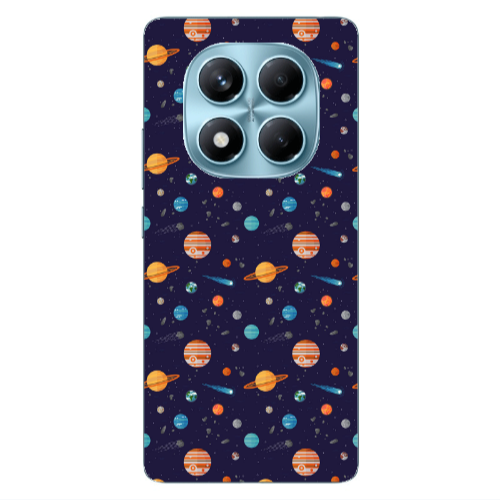 Xiaomi Redmi Note 14 Pro Planets Transparent Silicone TPU Θήκη