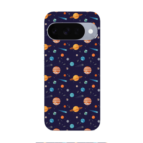 Google Pixel 10 Planets Transparent Silicone TPU Θήκη