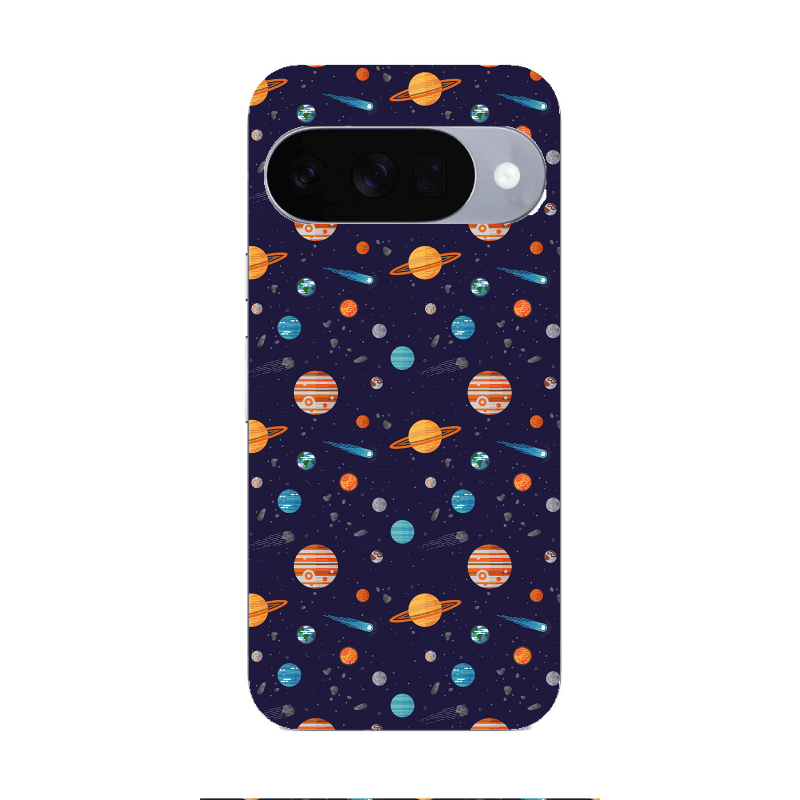 Google Pixel 10 Planets Transparent Silicone TPU Θήκη