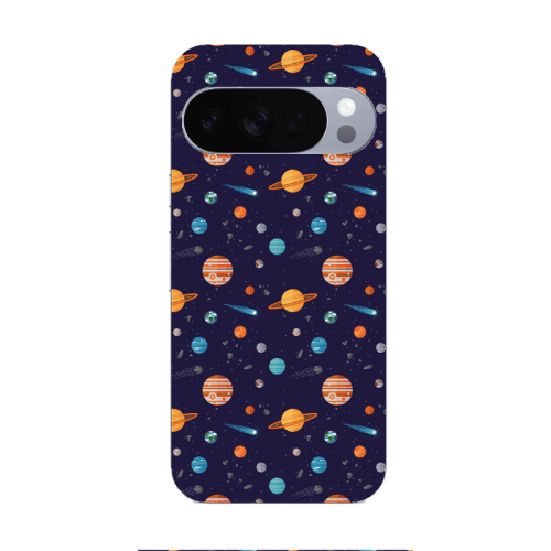 Google Pixel 10 Pro Planets Transparent Silicone TPU Θήκη