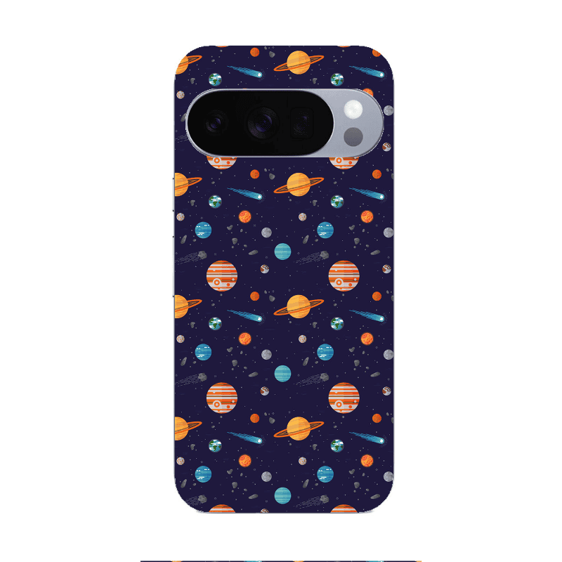 Google Pixel 10 Pro Planets Transparent Silicone TPU Θήκη
