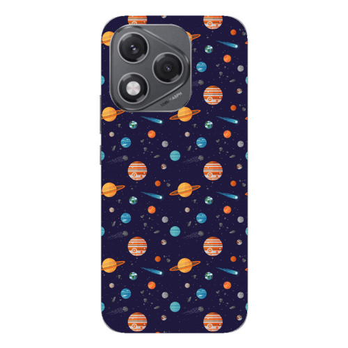 Honor 400 Lite Planets Transparent Silicone TPU Θήκη
