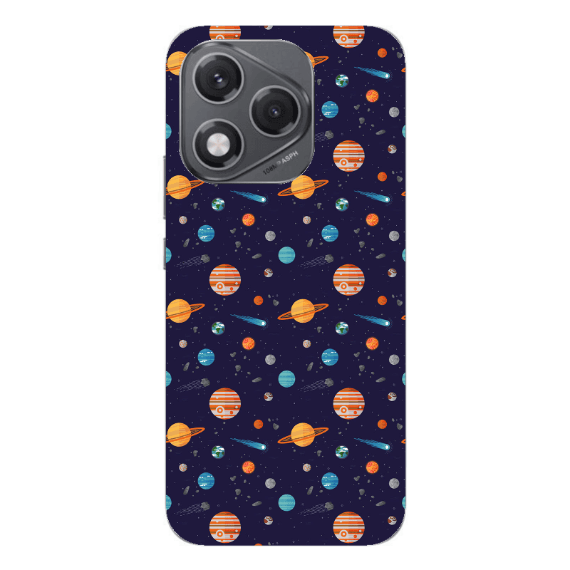 Honor 400 Lite Planets Transparent Silicone TPU Θήκη