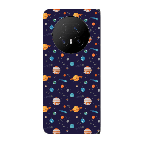 Honor Magic V5 Planets Transparent Silicone TPU Θήκη
