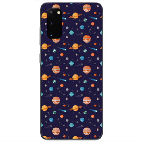 Samsung S20 Planets Transparent Silicone TPU Θήκη