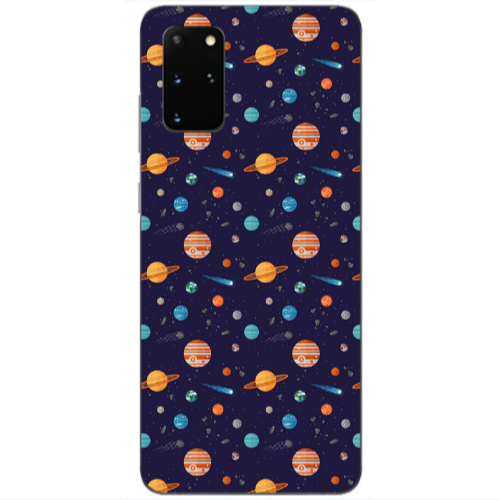 Samsung S20 Plus Planets Transparent Silicone TPU Θήκη