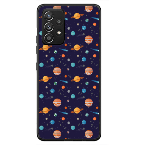 Samsung A33 Planets Black Glossy Θήκη