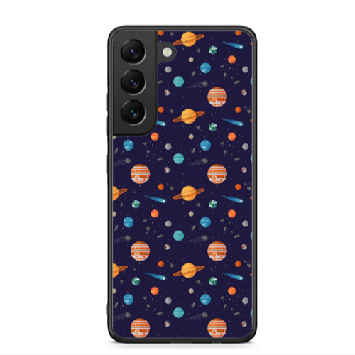 Samsung S22 Plus Planets Black Glossy Θήκη