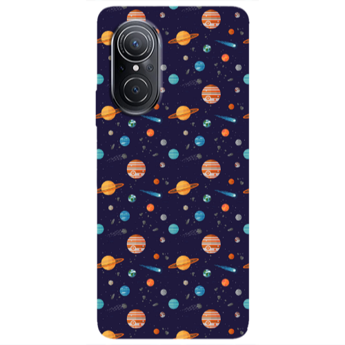 Huawei Nova 9 SE Planets Transparent Silicone TPU Θήκη