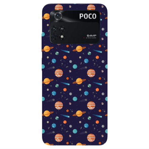Xiaomi Poco M4 Pro 4G Planets Transparent Silicone TPU Θήκη