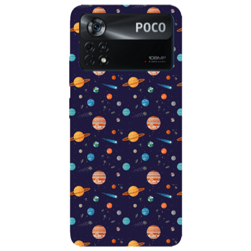 Xiaomi Poco X4 Pro Planets Transparent Silicone TPU Θήκη