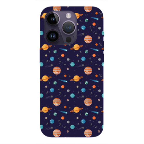 Apple iPhone 14 Pro  Planets Transparent Silicone TPU Θήκη