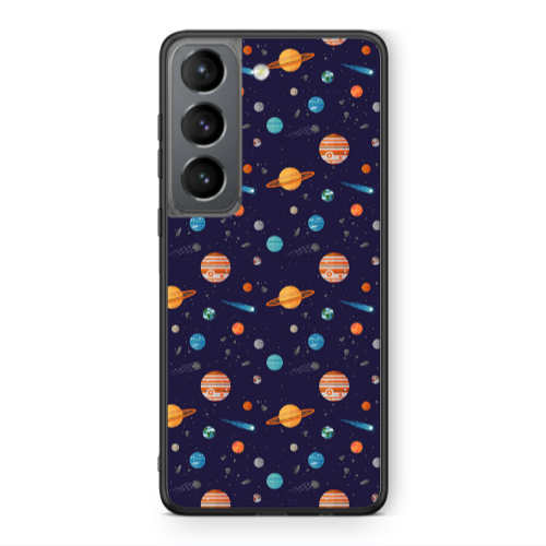 Samsung S21 PLUS Planets Black Glossy Θήκη