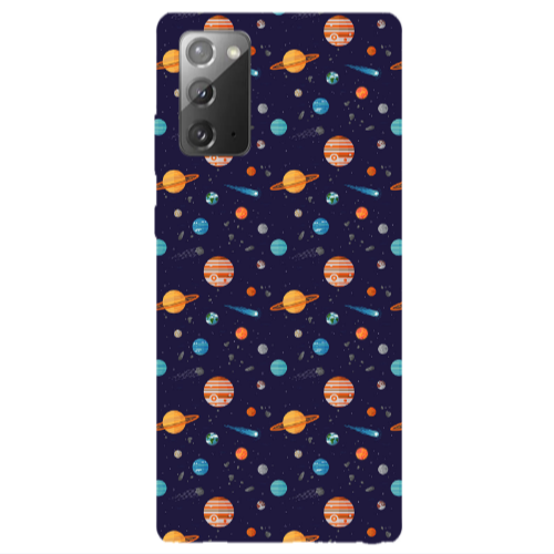 Samsung Note 20 Planets Transparent Silicone TPU Θήκη