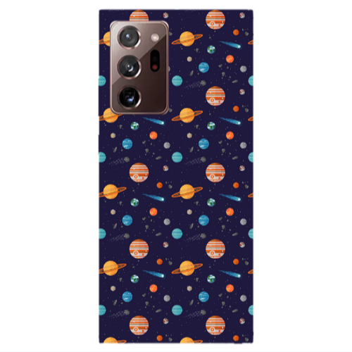 Samsung Note 20 Ultra Planets Transparent Silicone TPU Θήκη