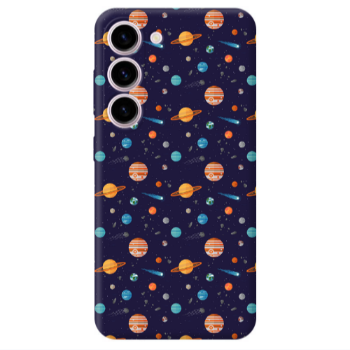 Samsung S23 Plus Planets Transparent Silicone TPU Θήκη