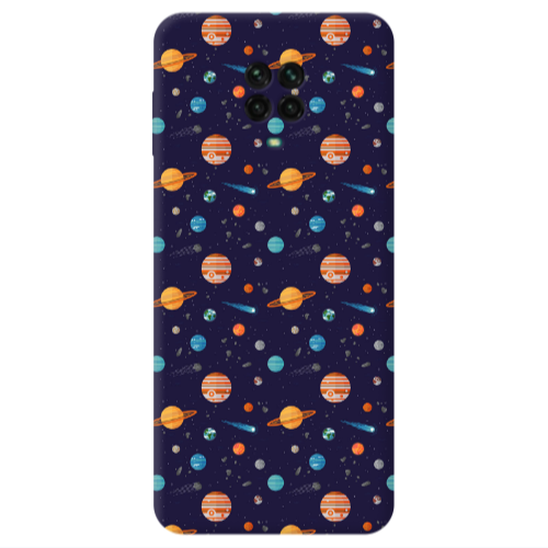 Xiaomi Redmi Note 9S Planets Transparent Silicone TPU Θήκη