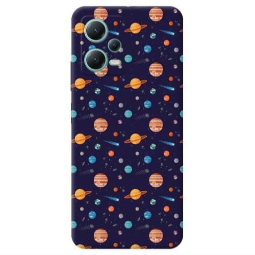 Xiaomi Redmi Note 12 Pro 5G Planets Transparent Silicone TPU Θήκη