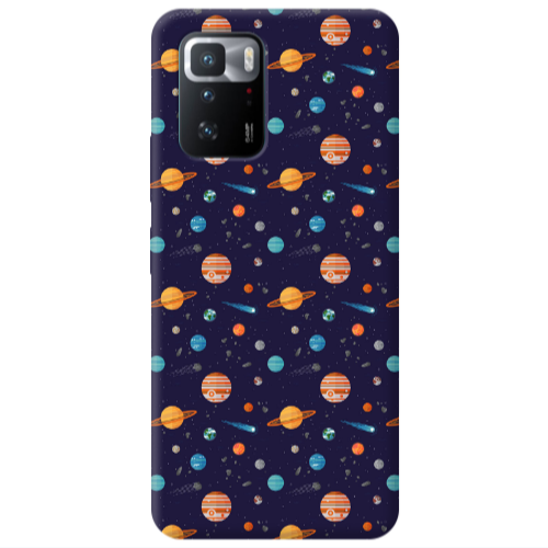 Xiaomi Poco X3 GT Planets Transparent Silicone TPU Θήκη