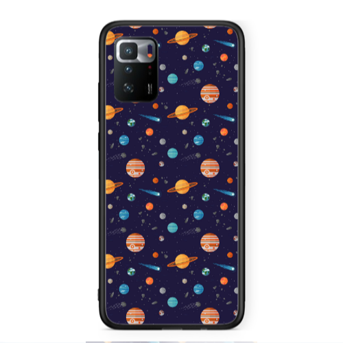 Xiaomi Poco X3 GT Planets Black Glossy Θήκη