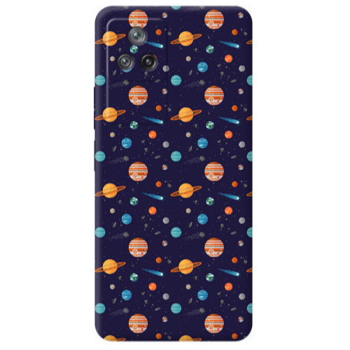 Xiaomi Poco F4 Planets Transparent Silicone TPU Θήκη
