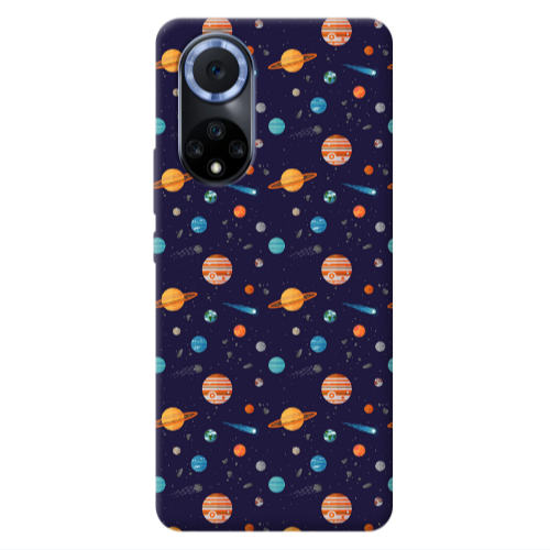 Huawei Nova 9 Planets Transparent Silicone TPU Θήκη