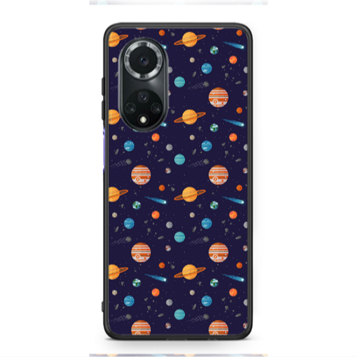 Huawei Nova 9 Planets Black Glossy Θήκη