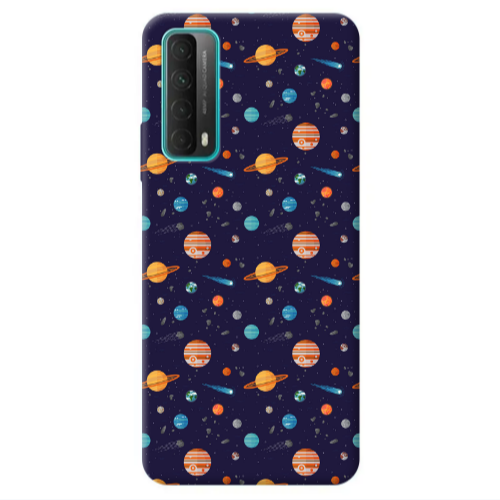 Huawei P Smart 2021 Planets Transparent Silicone TPU Θήκη