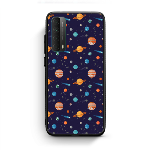 Huawei P Smart 2021 Planets Black Glossy Θήκη