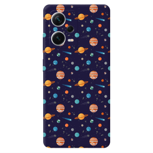 Xiaomi Redmi Note 12 5G Planets Transparent Silicone TPU Θήκη