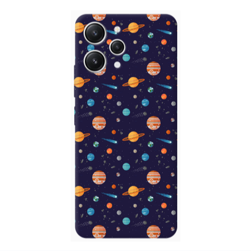 Xiaomi Redmi 12 Planets Transparent Silicone TPU Θήκη