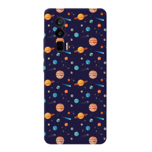 Xiaomi Poco F5 Pro Planets Transparent Silicone TPU Θήκη