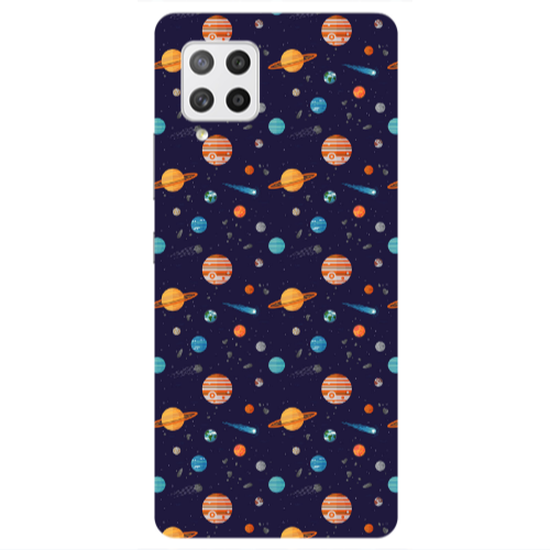 Samsung A42 5G Planets Transparent Silicone TPU Θήκη