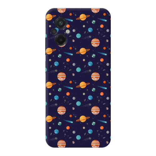 Xiaomi Poco M5 Planets Transparent Silicone TPU Θήκη