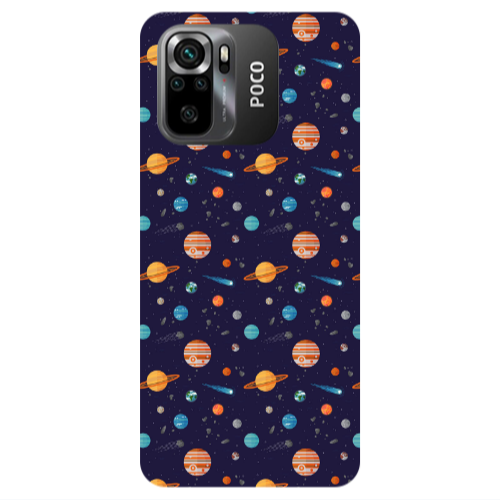 Xiaomi Poco M5 s Planets Transparent Silicone TPU Θήκη