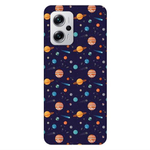 Xiaomi Poco X4 GT Planets Transparent Silicone TPU Θήκη